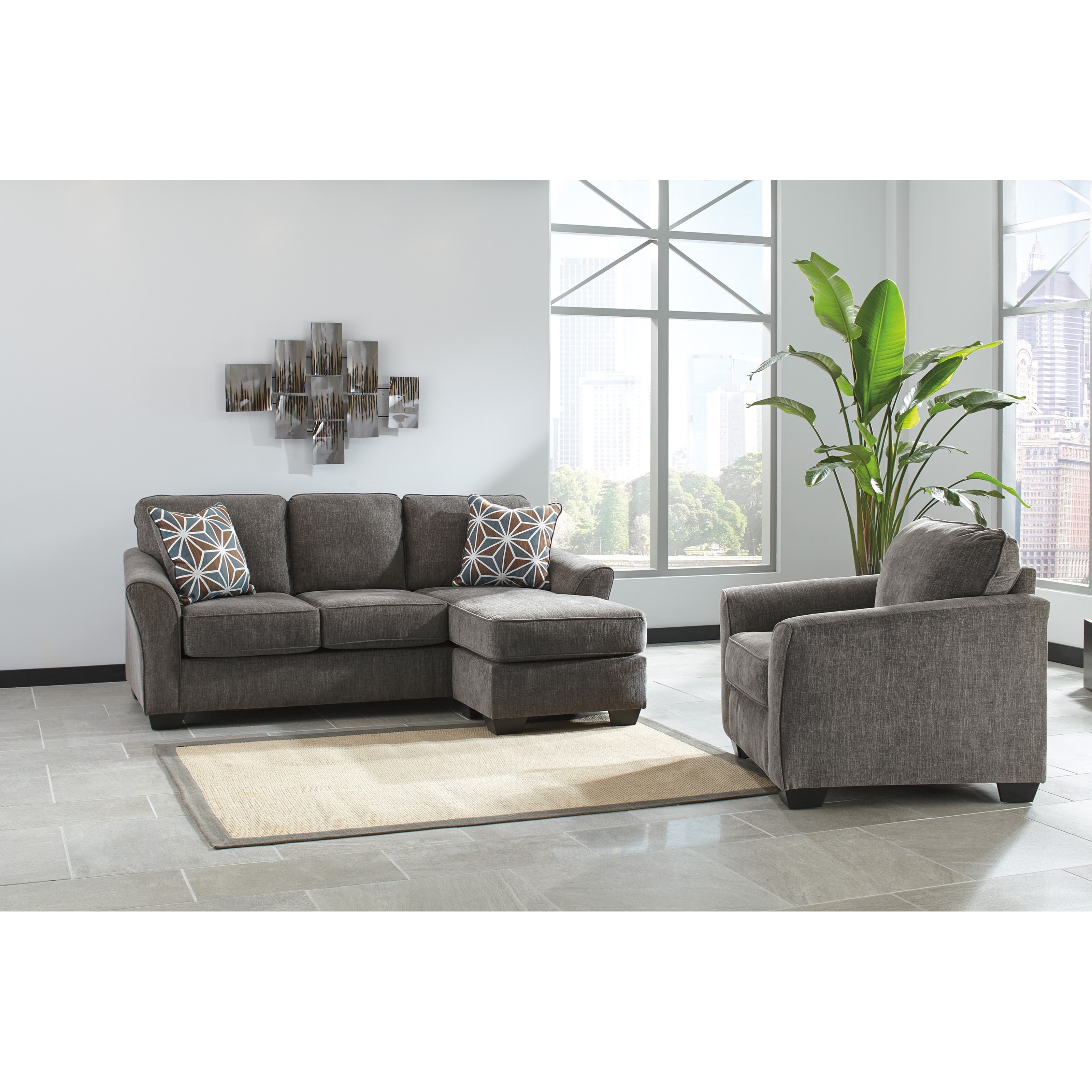 Benchcraft Brise Sofa and Chair Value City Furniture Stationary